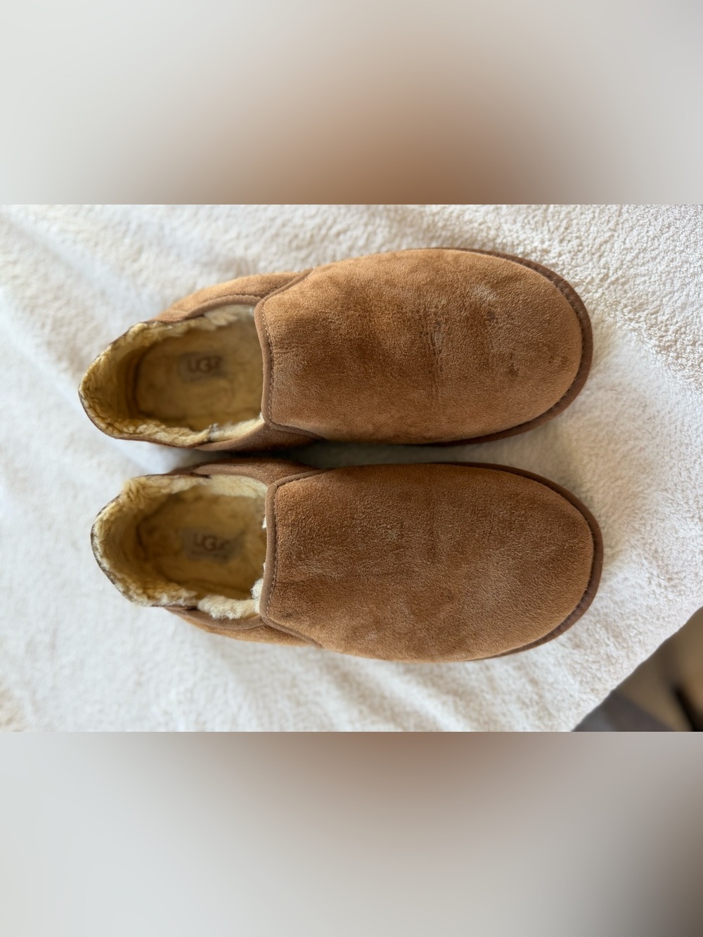 UGG Men's Chestnut Suede Slip-On Slippers